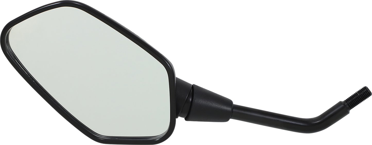 EMGO Mirror - OEM - Replacement - Side View - Pentagon - Black - Right - Each 20-30701