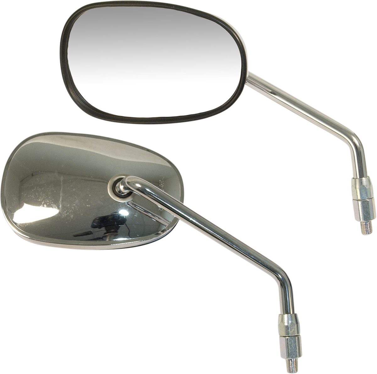 EMGO Mirror - OEM/Replacement - Rectangle - Chrome - Left - Each 20-29702