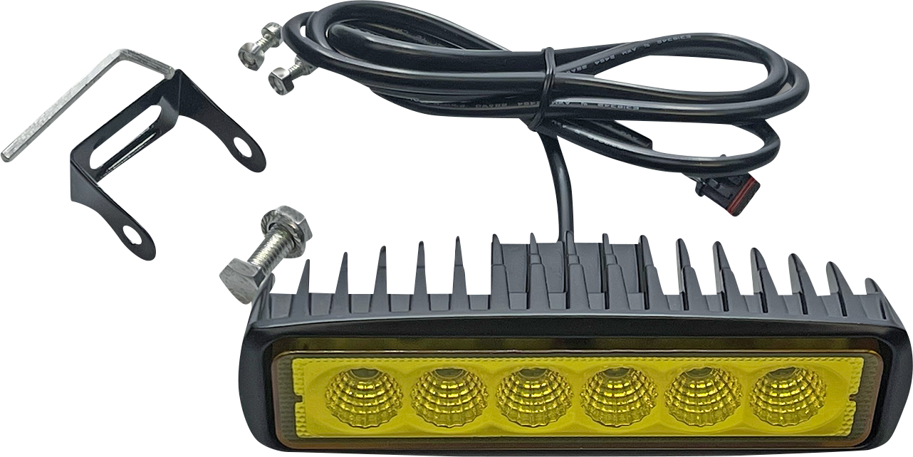 CUSTOM DYNAMICS Light Bar - LED - Selective Yellow Lens LB-HP-Y-2