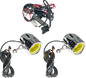 CUSTOM DYNAMICS Fog Light - Chrome - Yellow Lens - Universal PB-FOG-UNV-YC