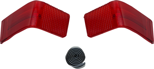 CUSTOM DYNAMICS Taillight Lens - Tour-Pak - Red CD-TP-LENS-R