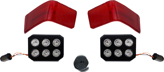 CUSTOM DYNAMICS LED Light - Tour-Pak - Red CD-TP-13-R