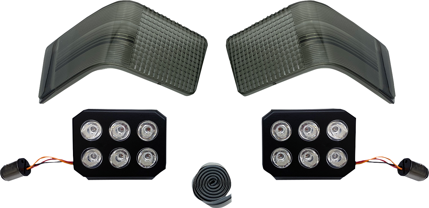 CUSTOM DYNAMICS LED Light - Tour-Pak - Smoke CD-TP-13-S