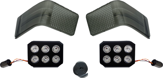 CUSTOM DYNAMICS LED Light - Tour-Pak - Smoke CD-TP-13-S