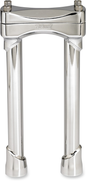 BILTWELL Murdock Handlebar Risers - 10" - Chrome 6403-105-10