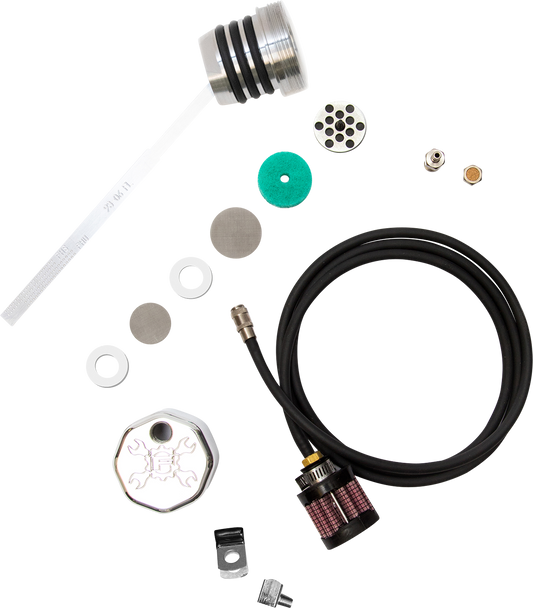 FEULING PARTS Vented Dipstick - Black - Touring 3096