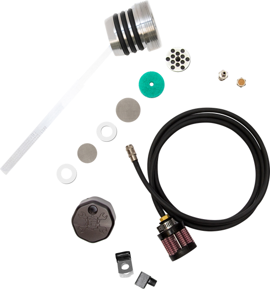 FEULING PARTS Vented Dipstick - Black - Dyna 3094