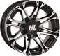 HIGH LIFTER HL3 Rear Gloss Black Machined Wheel 14x7 - 4/110 Bolt Pattern - Part 14HL03-1111