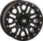 High Lifter HL23 Beadlock Wheel - 14x7 Matte Black for Front and Rear Vehicles