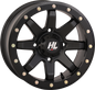 High Lifter HL9 Beadlock Wheel - 14x7 Inches Matte Black for 4/156 Bolt Pattern