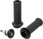 BILTWELL Alumicore Grips - Dual Cable - Black 6604-201-01