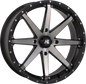 HIGH LIFTER HL10 20x7 Matte Black and Smoke Wheel with Factory Valve Stem and Lifetime Warranty