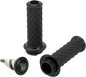 BILTWELL Alumicore Grips - TBW - Black 6605-201-01