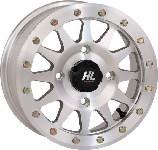 High Lifter HLA1 Beadlock Wheel - 14x7 Machined Finish for 4/156 Bolt Pattern