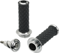 BILTWELL Alumicore Grips - TBW - Chrome 6605-105-01
