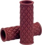 BILTWELL Alumicore Grips - Replacement - Oxblood 6706-0301