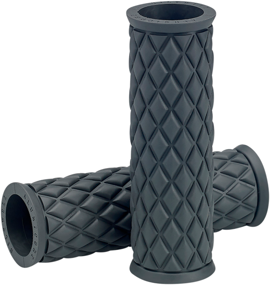 BILTWELL Alumicore Grips - Replacement - Gray 6706-0501