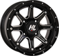 HIGH LIFTER HL4 14x7 Gloss Black Wheel with Machined Accents - Part Number 14HL04-1137