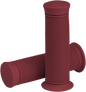 BILTWELL Kung Fu Grips - 1" - Oxblood 6701-0301