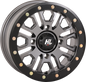 High Lifter HL23 Beadlock Wheel - 14x7 Inch Gun Metal Gray for 4/137 Bolt Pattern