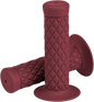 BILTWELL Thruster Bar Grips - 1" - Oxblood 6702-0301