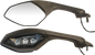 EMGO Mirror - OEM - Replacement - Side View - Cat Eye - Black - Right - Each 20-37501