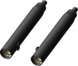 KHROME WERKS 4-1/2" War Hammer Mufflers - Black 202235