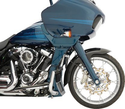KLOCK WERKS Henry Front Fender - Black - 16"-19" Wheel - HD Touring/Trike KWF-01-0308