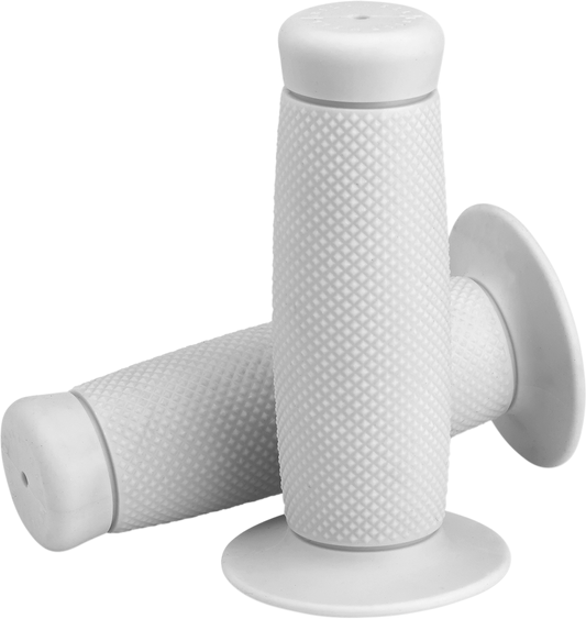 BILTWELL Renegade Bar Grips - 7/8" - White 6704-0278