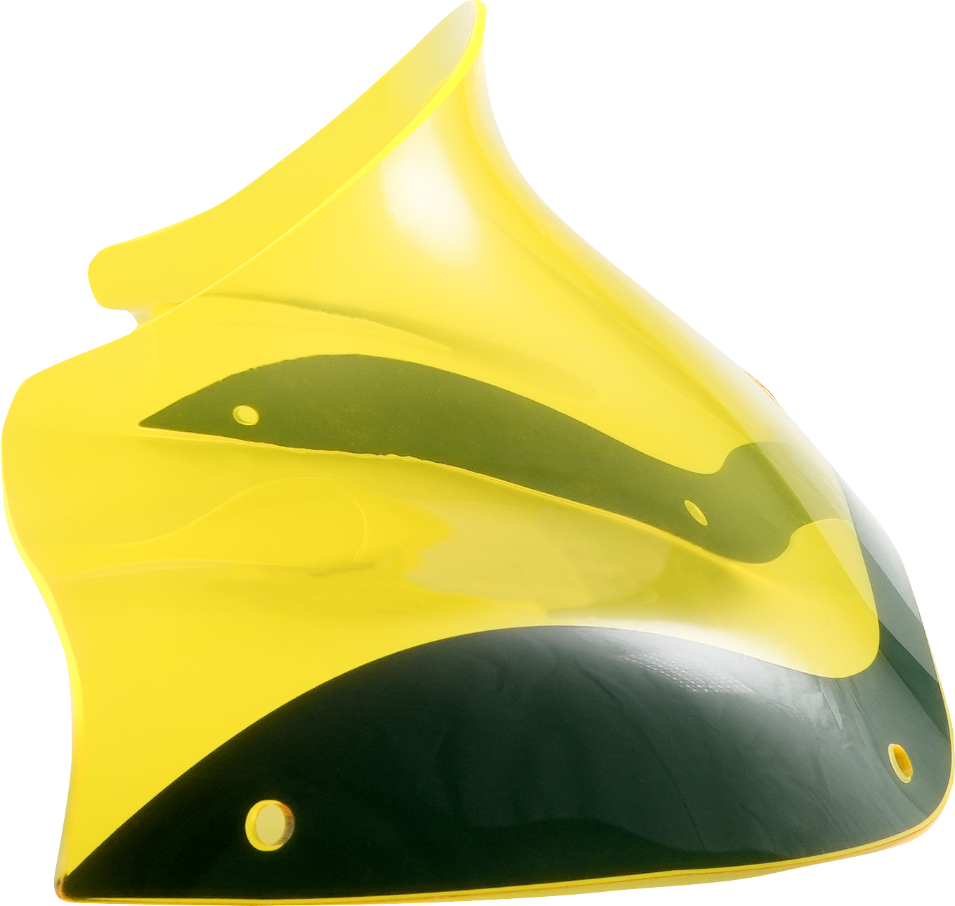 KLOCK WERKS Ice Flare® Windshield - 8" - Yellow Ice - '98-'13 FLTR KWW-01-0624