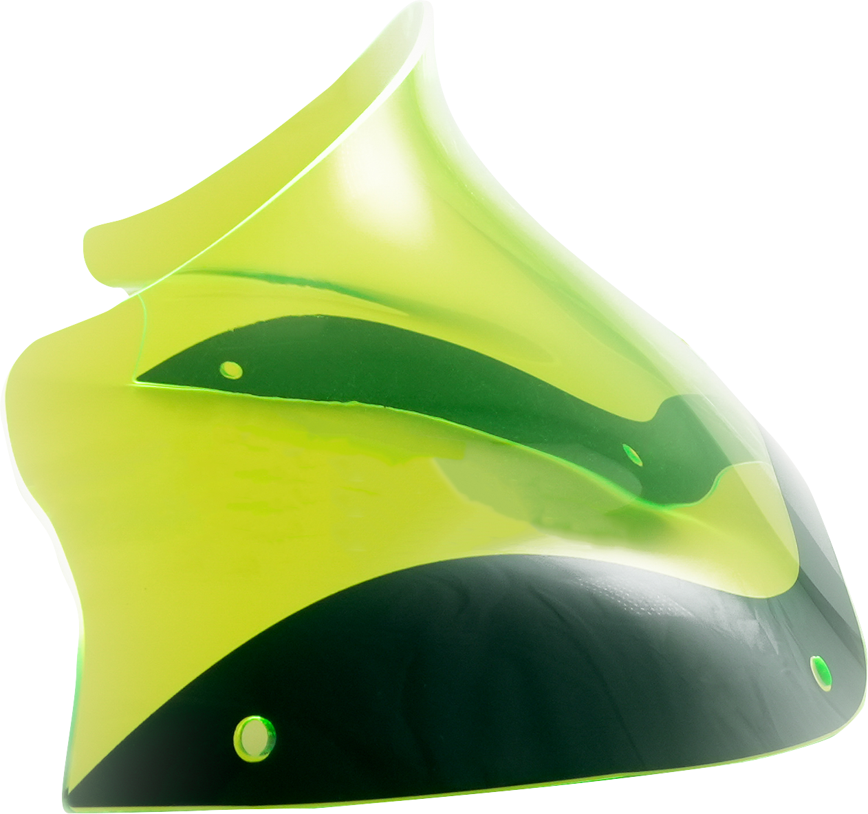 KLOCK WERKS Ice Flare® Windshield - 8" - Green Ice - '98-'13 FLTR KWW-01-0626