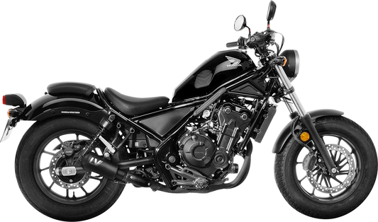 LEOVINCE LV-10 Slip-On Muffler - Full Black Stainless Steel - Rebel 15224FBU