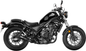 LEOVINCE LV-10 Slip-On Muffler - Full Black Stainless Steel - Rebel 15224FBU