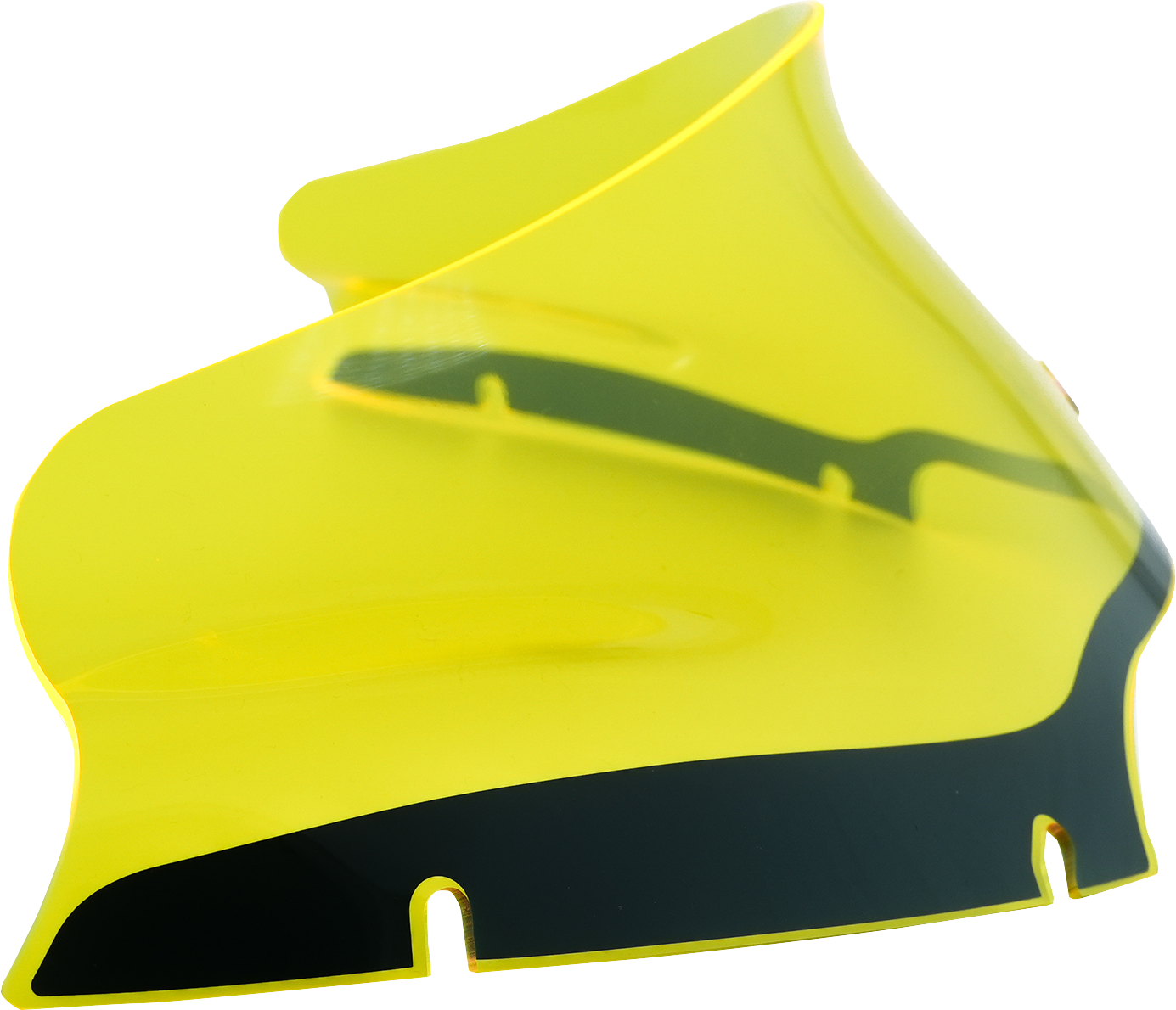 KLOCK WERKS Ice Flare® Windshield - 6" - Yellow Ice - '15-'25 FLTR KWW-01-0629