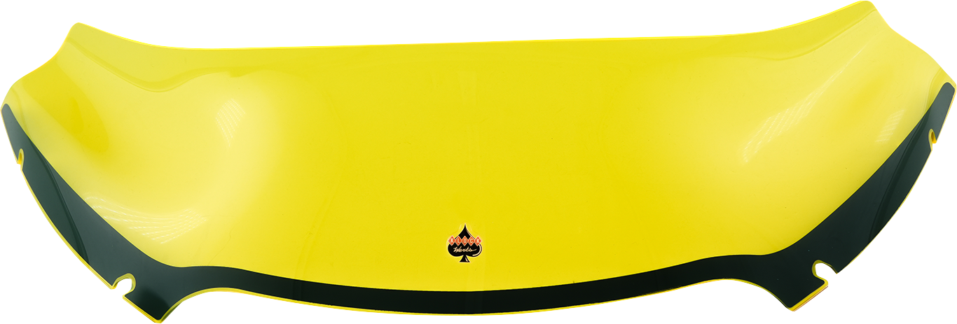 KLOCK WERKS Ice Flare® Windshield - 6" - Yellow Ice - '15-'25 FLTR KWW-01-0629