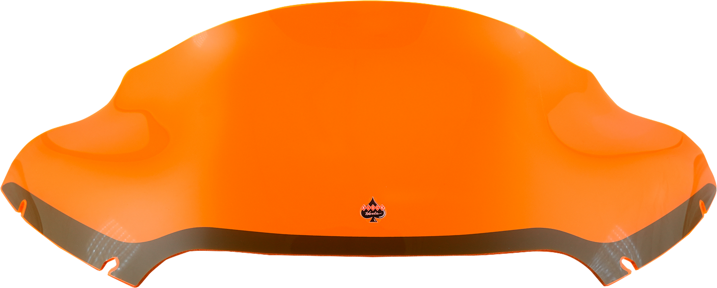 KLOCK WERKS Ice Flare® Windshield - 9" - Orange Ice - '15-'25 FLTR KWW-01-0633
