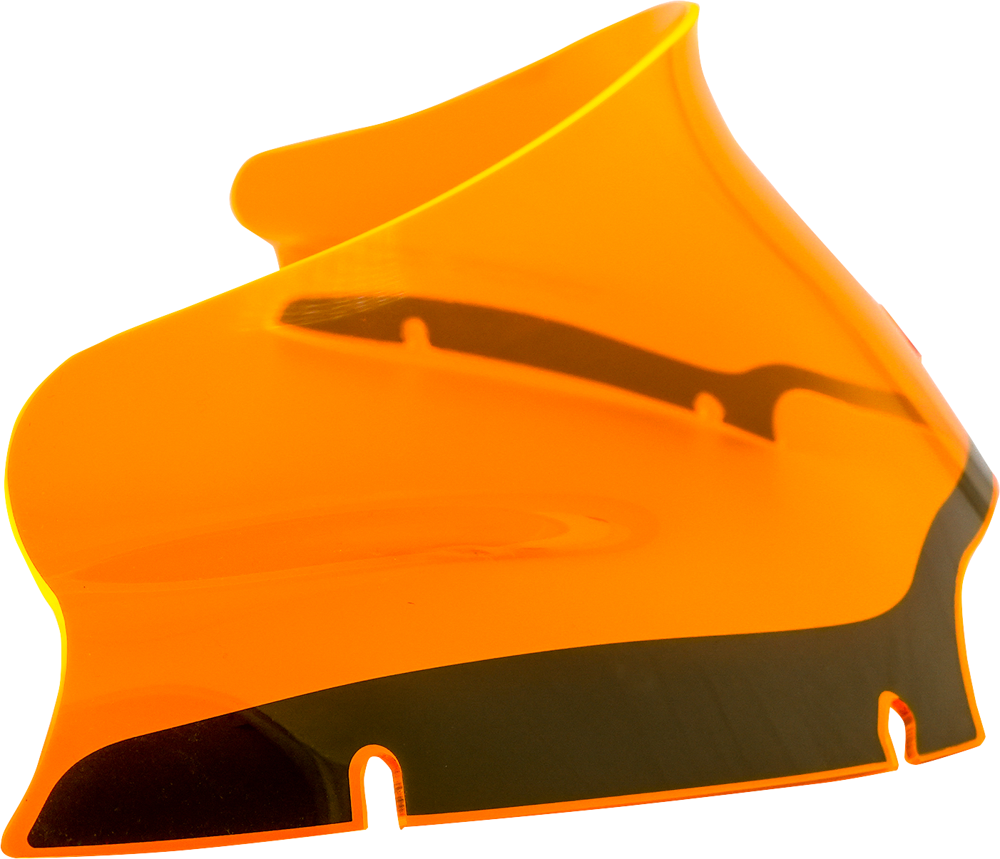 KLOCK WERKS Ice Flare® Windshield - 6" - Orange Ice - '15-'25 FLTR KWW-01-0628