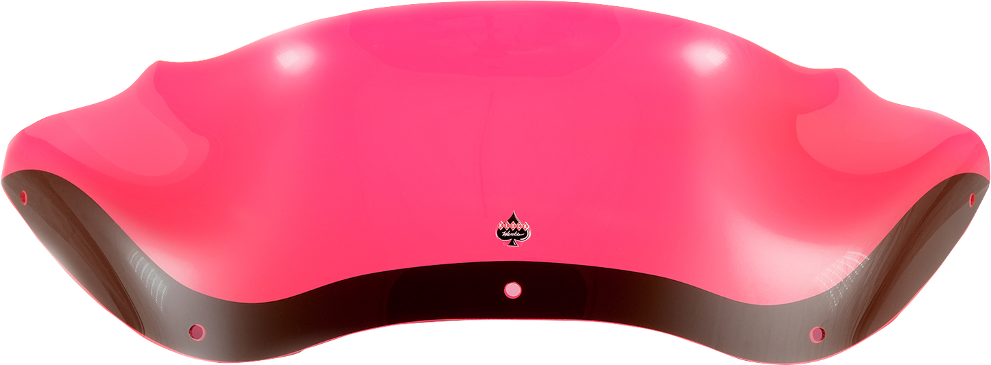 KLOCK WERKS Ice Flare® Windshield - 8" - Pink Ice - '98-'13 FLTR KWW-01-0625