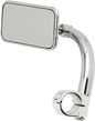 BILTWELL Mirror - Utility - Side View - Rectangle - Clamp-On - Chrome - 7/8" 6502-278-501