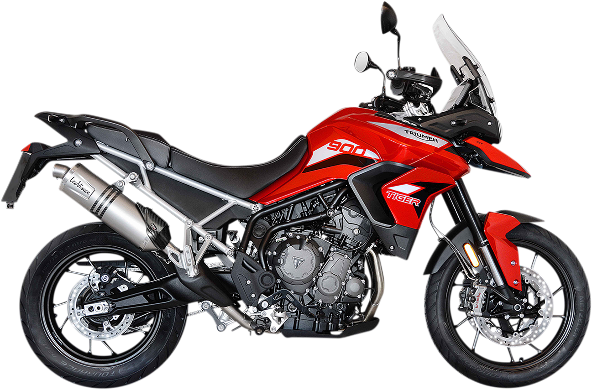 LEOVINCE LV One Evo Slip-On Muffler - Stainless Steel - Tiger 900 14352EU