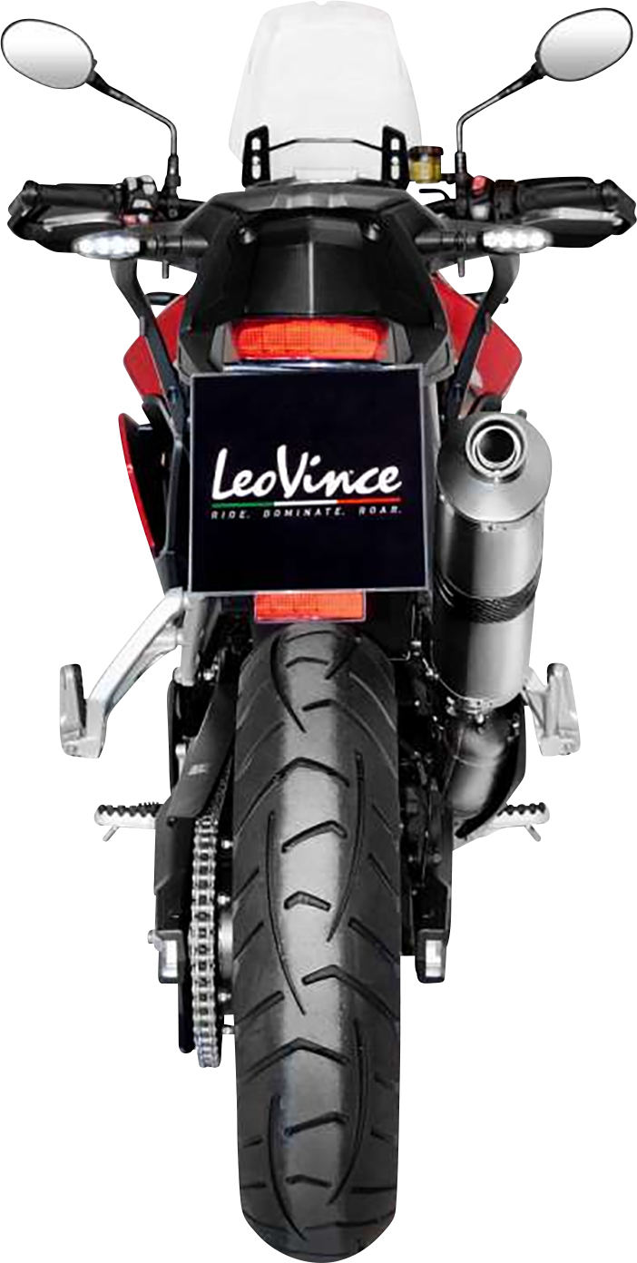 LEOVINCE LV One Evo Slip-On Muffler - Stainless Steel - Tiger 900 14352EU