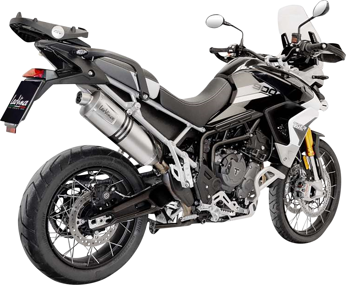 LEOVINCE LV One Evo Slip-On Muffler - Stainless Steel - Tiger 900 14352EU