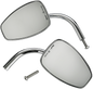 BILTWELL Mirrors - Utility - Side View - Teardrop - Perch - Chrome - Pair 6504-400-532
