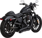 VANCE & HINES Big Radius Exhaust System - Black 46367