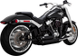 VANCE & HINES Shortshots Staggered Exhaust System - Matte Black 47335