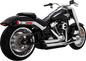 VANCE & HINES Shortshots Staggered Exhaust System - Chrome 17335