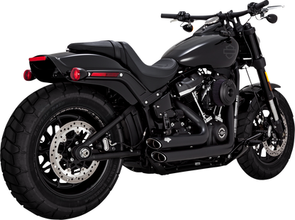 VANCE & HINES Shortshots Staggered Exhaust System - Matte Black 47333