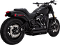 VANCE & HINES Shortshots Staggered Exhaust System - Matte Black 47333