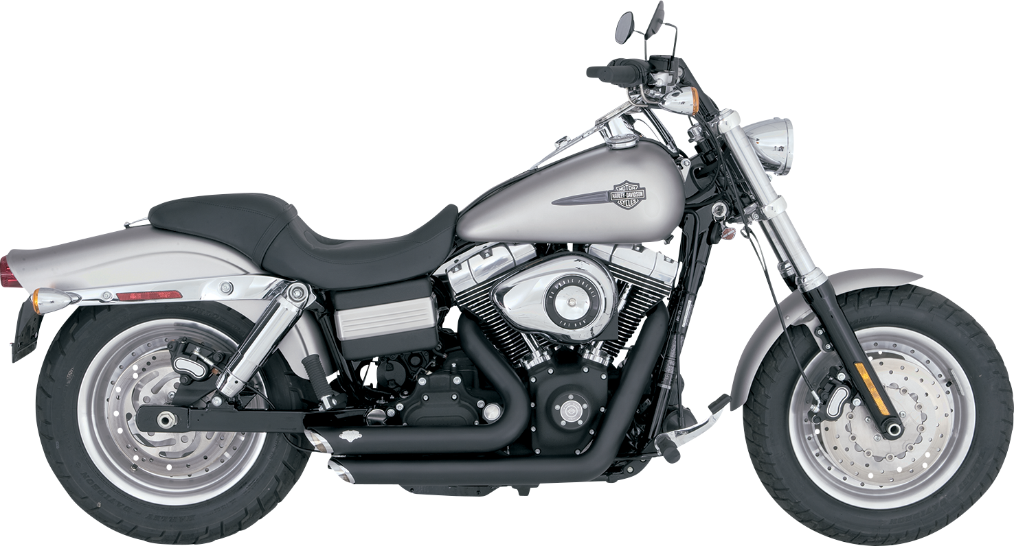 VANCE & HINES Shortshots Staggered Exhaust System - Matte Black 47317