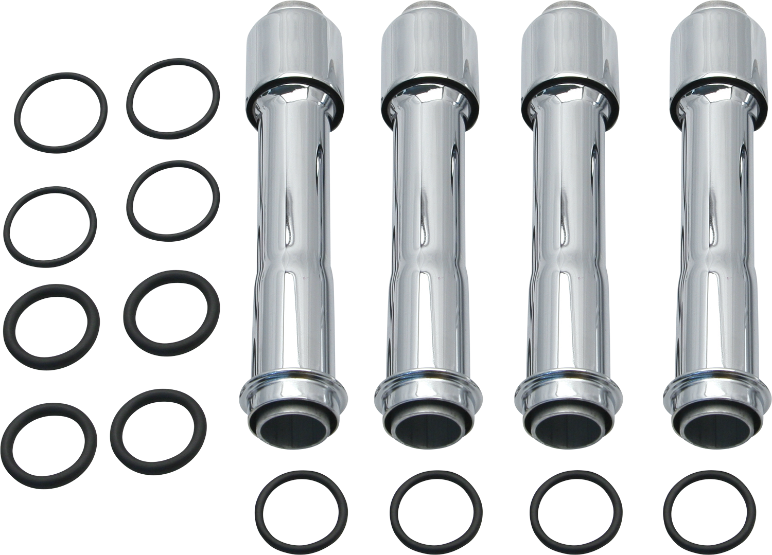 S&S CYCLE Pushrod Cover Kit - Chrome - Twin Cam | M8 106-1340